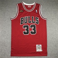 7 Styles NBA Chicago Bulls Shirt No. 33 PIPPEN Final Red Version And Other Basketball