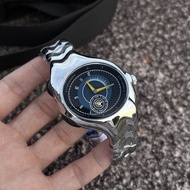 Hot sell Alien Y2k Dial Twisted Case Oval Quartz Watch Mens Special Ellipse Creative Alien Shape Fas
