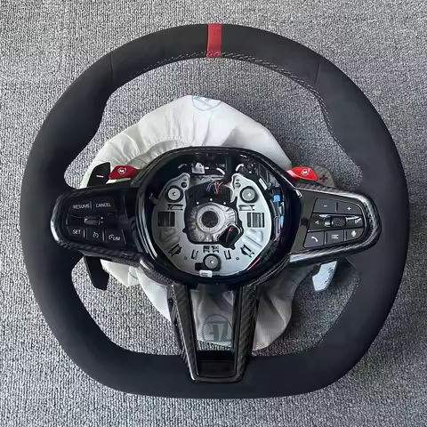 Carbon Fiber LED Steering Wheel For BMW M4 G01 G02 G05 G31 G32 G82 G42 G14 G20 G21 G80 G81 G22 G23 G