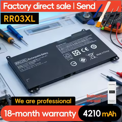 SUOZHAN New RR03XL Laptop Battery for Hp Probook 430 440 G4 G5 450 455 435 470 HSTNN-LB7I PB6W UB7C