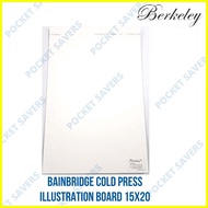 BAINBRIDGE Cold Press Illustration Board (15 x 20 / 10 x 15 inches) Berkeley