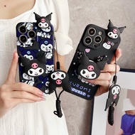 For Huawei Y5 2018 Y5 Prime Y5P Y6P Y6 2018 Y6 2018 Y5 Lite 2018 Prime 2018 Y6 2019 Y6 Pro 2019 Y6S Cute Cartoon Kulom Phone Case With Doll and Holder Lanyard