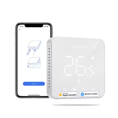 Meross Smart Wi-Fi Thermostat for Water/Gas Boiler System Temperature Remote Controller Smart Heatin