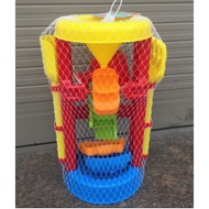 Sand spinning wheel with cassava seeds