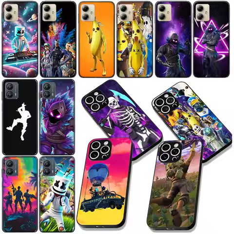 Wallpaper F-Fortnites-Lovely Phone Case for Apple iPhone 12 13 Mini XS 11 Pro Max 7 8 Plus + XR 8+ X