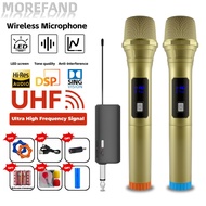Professional Wireless Microphone 308 Wireless Karaoke Microphone Dynamic Mikrofon Tanpa Wayar Wirele