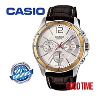 CASIO ORIGINAL MTP-1374L-7AV MEN'S WATCH JAM TANGAN LELAKI CASIO ORIGINAL CASIO WATCH FOR MEN ORIGINAL CASIO WATCH FOR M