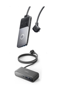 727 Charging Station (GaNPrime 100W), Compact Power Strip for Travel and Work and Anker USB C Power 