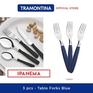 Dinner Forks / Table Forks Tramontina Ipanema Blue 3 Pcs