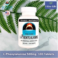 Source Naturals-L-Phenylalanine 500mg 100 Tablets