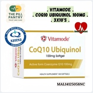 VITAMODE CoQ10 Ubiquinol 100mg Softgel