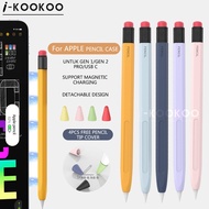 I-kookoo Apple Pencil 2 Case Classic Pencil Model Silicone Case for Apple Pencil 1, Apple Pencil Pro
