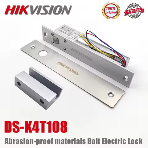 Original Hikvision DS-K4T108 Value Series Bolt Electric Lock DS-K4T108-U1 U-bracket for Wooden Glass