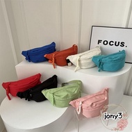 JY Women's Chest Bag, Half Moon Large Capacity Waist Bags,  Waterproof Multifunctional  Cloth Runnin