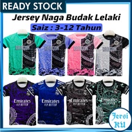JERSIKU Baju Bola Budak Naga Real Mandrid Kids Dragon Football Jersey Baju Jersi Naga Kanak-Kanak