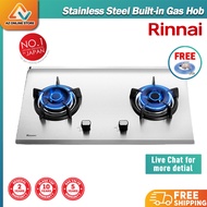 Rinnai RB72S Gas Hob Hyper Burner 5.5kw Schott Stainless Steel / Built-in Gas Hob/ RB-72S / Two Burner Gas Hob / Gas Stove / Stove / Dapur / HobCooking Gas Hob / Cooking Stove / Gas Stove / Rubine hob / Elba hob / Midea hob / Fotile hob / Rinnai Gas Stove