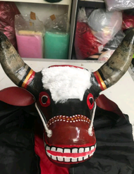 VIRALLLL Bantengan Tanduk Asli / Mainan Bantengan Anak / Banteng Bantengan / Bantengan Sungu Asli Fu