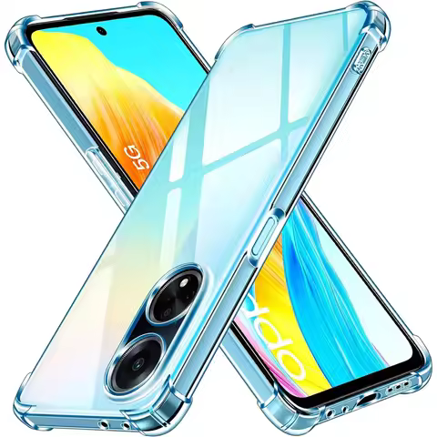 Funda For OPPO A98 5G Shockproof TPU Clear Phone Case For OPPO A95 A94 A78 A74 A54S A54 A17 4G 5G Ul