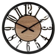 Round teak wood wall clock/Roman wall clock/aesthetic wall clock/unique teak wood wall clock