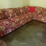 bogor.tanpa meja.5 sofa bekas kursi tamu tanpa meja