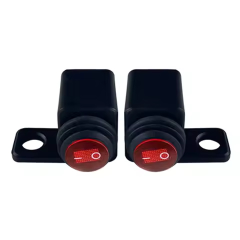 ON/Off Universal Motorbike Handlebar Headlight Brake Fog Lights Button Waterproof Left/Right H9EE