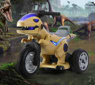 BNN- MBB- พร้อมส่งจากไทย🔥 รถแบตเตอรี่ 2 มอเตอร์ ทรงมอเตอร์โซค์ ไดโนเสาร์ ทีเรกซ์ (Tyrannosaurus Rex)