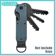 ELGMK Key Organizer Compact Holder Metal Key Chain Minimalist Key Case Holder Secures 1-5 Keys Metal
