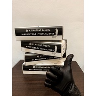 [SG READY STOCK] FOOD-GRADE DISPOSABLE NITRILE & VINYL GLOVES (BLACK)