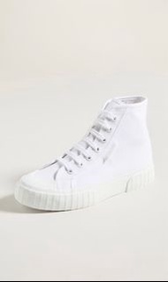 全新 Superga 白色高筒Sneakers