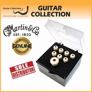 Martin 18APP60 Bridge & Endpins Set- White with Tortoise Inlay