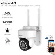 2ECOM 3MP 5MP Wifi cctv wireless IP network cctv eyeball cctv 360 degree rotate indoor outdoor two w