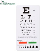 Snellen Eye Test Chart, 6 Feet, Plastic