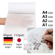 A4/A3/A2/A1 Premium Translucent Tracing Paper from Germany&Japan (60gsm/112gsm)