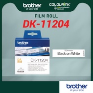 Brother Original Label Film Tape DK11204 (Black On White) QL550/QL570/QL700/QL720/QL800/QL820NWB1120