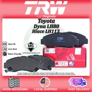 Toyota Van Hiace LH113 , Dyna LH80 Front Brake Pad , Disc Brake Pads TRW ATEC [Original]