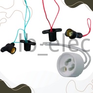 Light BULB HOLDER E10/E12/E14 Lighting Base Holder / battern lamp holder bracket c/w wire electronic