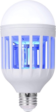 2 in 1 Bug Zapper Light Bulb Mosquitoes Killer Lamp Led Electronic Insect & Fly Killer Porch Light f