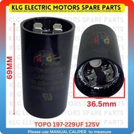 topo Starting capacitor 197-229uf 125v water pump