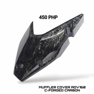 ADV 160 MUFFLER COVER CARBON / FORGED CARBON