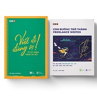 Combo Sách Hay Về Kinh Tế Đáng Đọc-VIẾT RA TIỀN (VIẾT ĐI ĐỪNG SỢ + FREELANCE WRITER)