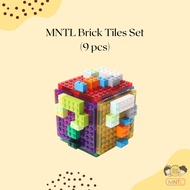 [HYKS] MNTL Brick Tiles Set 9 pcs l Magnetic Tiles l Car Toys l STEM Toys l Educational Building Til