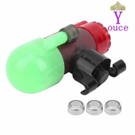 YOUCE Fishing Pole Alarm, Luminous Indicator LED Signal Fishing Light Alarm, Durable Sensitive Fishi