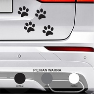 Cat Paw Car Body Sticker Cat Paw Footprints Cutting Sticker