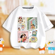 Cute Pop Mart Crybaby Print Tshirt Monster Tears T-shirt Unisex Women Girls Casual Cotton Tee Shirt 