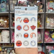 日版 Disney Bug Hero 6 Baymax Point Sticker 貼紙 Set A (一張12粒，有3張)