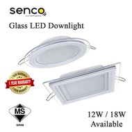 6"/4" Senco 18W/12W Glass LED Downlight