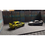 HOTWHEELS DIECAST DIORAMA KONTENA PARKING
