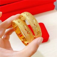 24k gold Dragon Phoenix bracelet 18k new female model full star gold wedding imitation 999 gold does not fade
