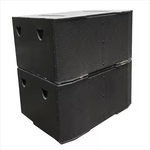 1200W Dual 18 Inch Subwoofer Box 4 Ohm Passive Speaker for Bars Clubs Concerts Stadiums