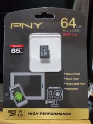 全新 PNY 64GB Micro SD Card